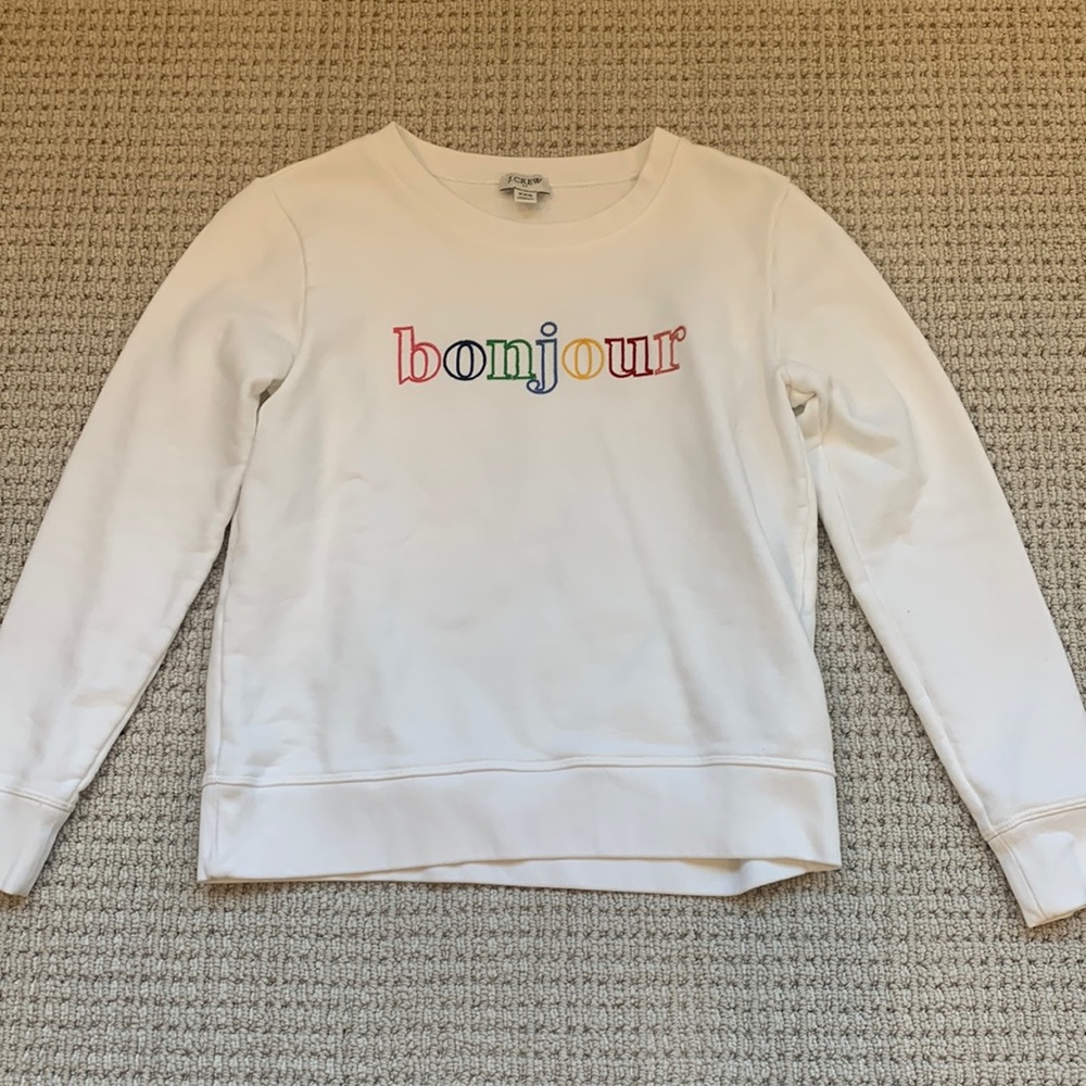 Bonjour crewneck